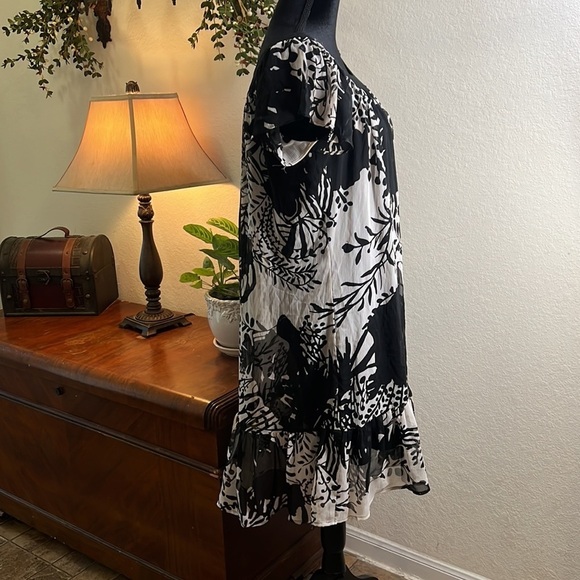 JONATHAN MARTIN | Flowy Print Dress | Size 14 - Picture 4 of 8